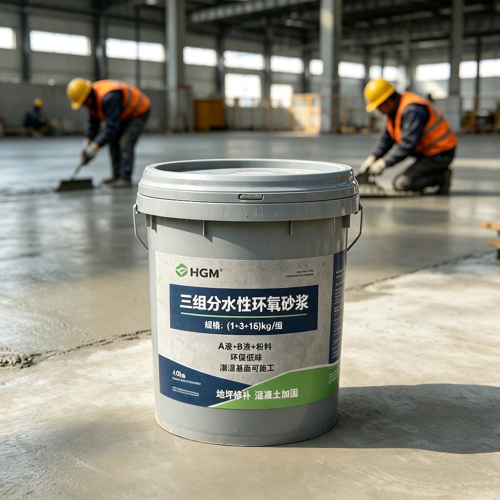 龙湖三组份水性环氧砂浆